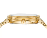 Michael Kors Sofie Quartz Gold Dial Gold Steel Strap Watch For Women - MK4334