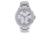 Michael Kors Camille Silver Dial Silver Steel Strap Watch for Women - MK5634