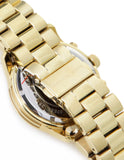 Michael Kors Runway Gold Dial Gold Stainless Steel Strap Watch for Women - MK5055