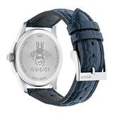 Gucci G Timeless Quartz Blue Dial Blue Leather Strap Watch For Men - YA1264032