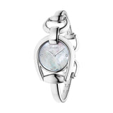 Gucci Horsebit Collection Diamonds Mother of Pearl Dial Silver Steel Strap Watch For Women - YA139506