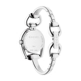 Gucci Horsebit Collection Diamonds Mother of Pearl Dial Silver Steel Strap Watch For Women - YA139506