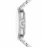 Michael Kors Pyper Analog Gray Dial Silver Steel Strap Watch For Women - MK4672