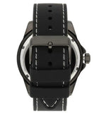 Guess Odyssey Quartz Black Dial Black Silicone Strap Watch For Men - W1108G3