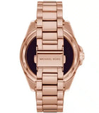 Michael Kors Bradshaw Quartz Rose Gold Dial Rose Gold Steel Strap Watch For Women - MK6556