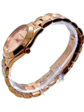 Michael Kors Mini Slim Runway Rose Gold Dial Rose Gold Steel Strap Watch For Women - MK3457