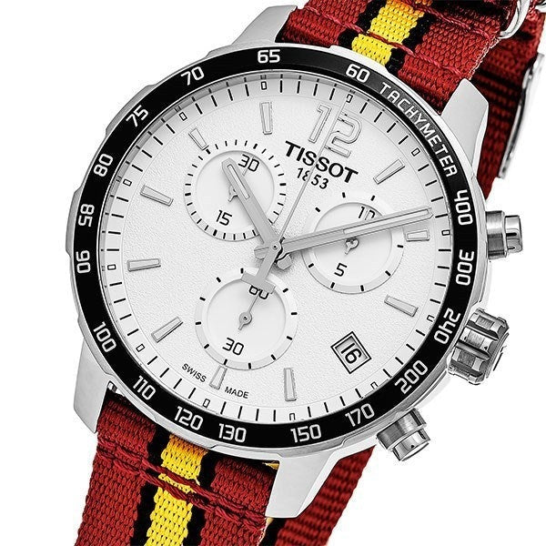 Tissot Quickster Chronograph NBA Miami Heat Edition White Dial Two