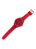 Tommy Hilfiger Denim Red Dial Red Rubber Strap Watch for Men - 1791557