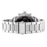 Tommy Hilfiger Chase Quartz Black Dial Silver Steel Strap Watch For Men - 1791485