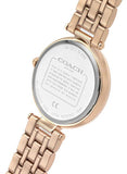 Coach Park Silver Dial Rose Gold Steel Strap Watch for Women - 14503735