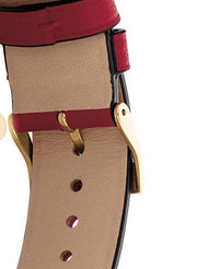 Coach Perry Red Dial Red Leather Strap Watch for Women - 14503852