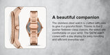 Fossil Stella Sport Multifunction Rose Gold Dial Rose Gold Steel Strap Watch for Women - ES5106