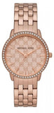 Michael Kors Argyle Quartz Rose Gold Dial Rose Gold Steel Strap Watch For Women - MK3156