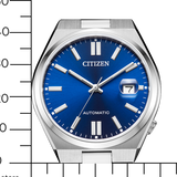 Citizen Tsuyosa Automatic Blue Dial Silver Steel Strap Watch For Men - NJ0150-81L