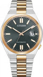 Citizen Tsuyosa Automatic Grey Dial Two Tone Steel Strap Watch For Men - NJ0154-80H