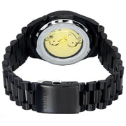 Citizen Tsuyosa Automatic Camouflage Black Dial Black Steel Strap Watch For Men - NJ0155-87E