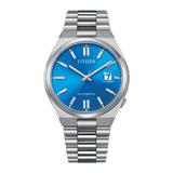 Citizen x Pantone Automatic Blue Dial Silver Steel Strap Watch For Men - NJ0158-89L