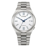 Citizen Tsuyosa Automatic White Dial Silver Steel Strap Watch For Men - NJ0150-81A