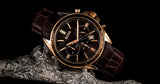 Hugo Boss Driver Chronograph Brown Dial Brown Leather Strap Watch For Men - HB1513093