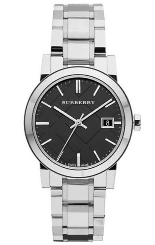 Burberry The City Black Dial Silver Stainless Steel Strap  display picture 3