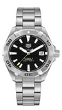 Tag Heuer Aquaracer Automatic Caliber 5 Black Dial Silver Steel Strap Watch for Men - WBD2110.BA0928