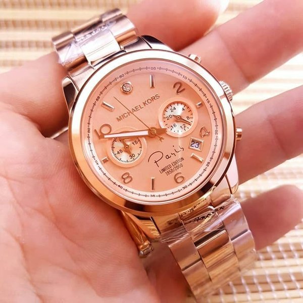MK Michael kors paris rose gold original Luxury Watches on Carousell