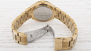 Guess Viva Diamonds Gold Dial Gold Steel Strap Watch for Women - W0111L2