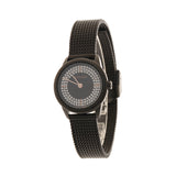 Calvin Klein Minimal Diamonds Black Dial Black Mesh Bracelet Watch for Women - K3M2342R