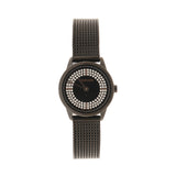 Calvin Klein Minimal Diamonds Black Dial Black Mesh Bracelet Watch for Women - K3M2342R