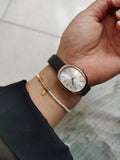 Calvin Klein Incentive White Dial Brown Leather Strap Watch for Women - K3P236G6