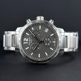 Tissot Quickster Chronograph Jam Tangan Tali Baja Perak Dial Hitam Untuk Pria - T095.417.11.067.00