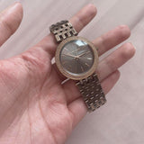 Michael Kors Darci Quartz Brown Dial Brown Steel Strap Watch For Women - MK3416