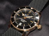 Breitling Superocean Heritage B20 Black Dial Black Mesh Bracelet Watch for Men - RB2010121B1S1