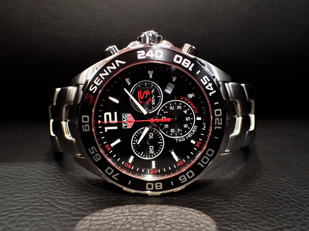 Tag Heuer Senna Black Dial Watch for Men