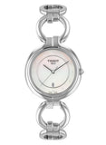 Tissot T Trend Flamingo Mother of Pearl Dial Silver Steel Strap Watch for Women - T094.210.11.116.00