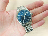 IWC Le Petit Prince XVIII Edition Blue Dial Silver Steel Strap Watch for Men - IW327014