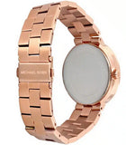 Michael Kors Garner Quartz Rose Gold Dial Rose Gold Steel Strap Watch For Women - MK6409