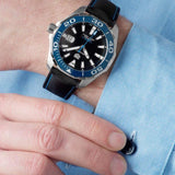 Tag Heuer Aquaracer Calibre 5 Jam Tangan Tali Nilon Hitam Dial Hitam Otomatis untuk Pria - WAY211B.FC6363