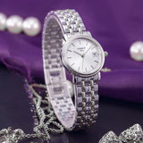 Tissot T Classic Desire White Dial Silver Steel Strap Watch for Women - T52.1.281.31