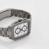 Fossil Inscription Multifunction Silver Dial Grey Steel Strap Watch for Men - BQ2657