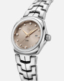 Tag Heuer Link Quartz Brown Dial Silver Steel Strap Watch for Women - WBC131E.BA0649