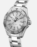 Tag Heuer Aquaracer Professional 200 Quartz Silver Dial Silver Steel Strap Watch for Men - WBP1111.BA0627