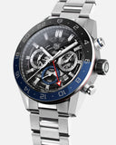 Tag Heuer Carrera Chronograph Blue Dial Silver Steel Strap Watch for Men - CBG2A1Z.BA0658