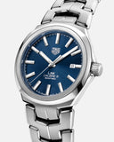 Tag Heuer Link Automatic Blue Dial Silver Steel Strap Watch for Men - WBC2112.BA0603