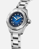 Tag Heuer Aquaracer Professional 200 Automatic Diamond Blue Dial Silver Steel Strap Watch for Women - WBP2411.BA0622