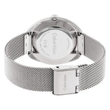 Calvin Klein Incentive Silver Dial Silver Mesh Bracelet Watch for Women - K3P23126