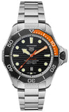 Tag Heuer Aquaracer Professional 1000 Superdiver Automatic Black Dial Silver Steel Strap Watch for Men - WBP5A8A.BF0619