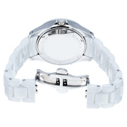 Fossil Ceramic White Dial White Ceramic Strap Watch for Women - CE1002