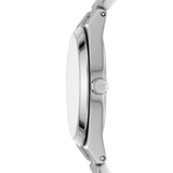 Michael Kors Channing Three Hand Silver Dial Silver Steel Strap Watch For Women - MK6626