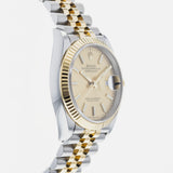 Rolex Datejust 36mm Champagne Dial Two Tone Steel Strap Watch for Men - M126233-0015